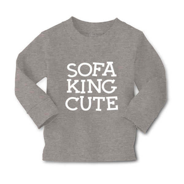 Baby Clothes Sofa King Cute Funny Humor A Boy & Girl Clothes Cotton - Cute Rascals
