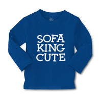 Baby Clothes Sofa King Cute Funny Humor A Boy & Girl Clothes Cotton - Cute Rascals