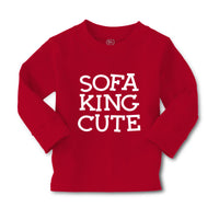 Baby Clothes Sofa King Cute Funny Humor A Boy & Girl Clothes Cotton - Cute Rascals