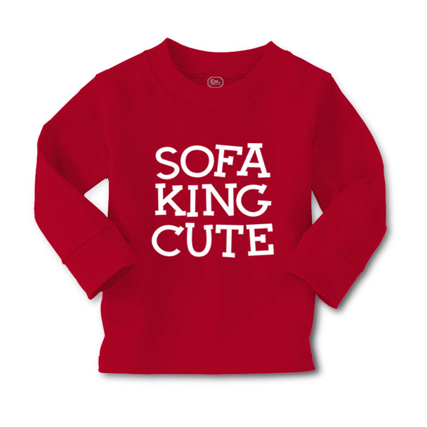 Baby Clothes Sofa King Cute Funny Humor A Boy & Girl Clothes Cotton - Cute Rascals