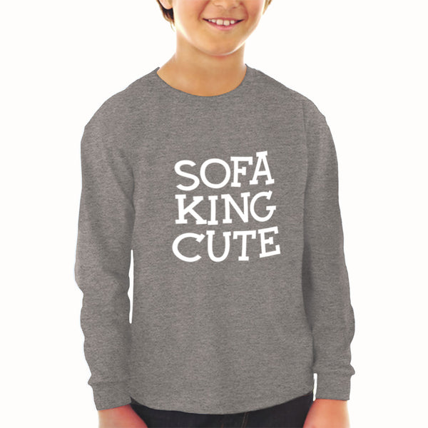 Baby Clothes Sofa King Cute Funny Humor A Boy & Girl Clothes Cotton - Cute Rascals