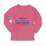 Baby Clothes Yes I'M Bilingual Can Cry in Both English & Spanish Baby Cotton - Cute Rascals