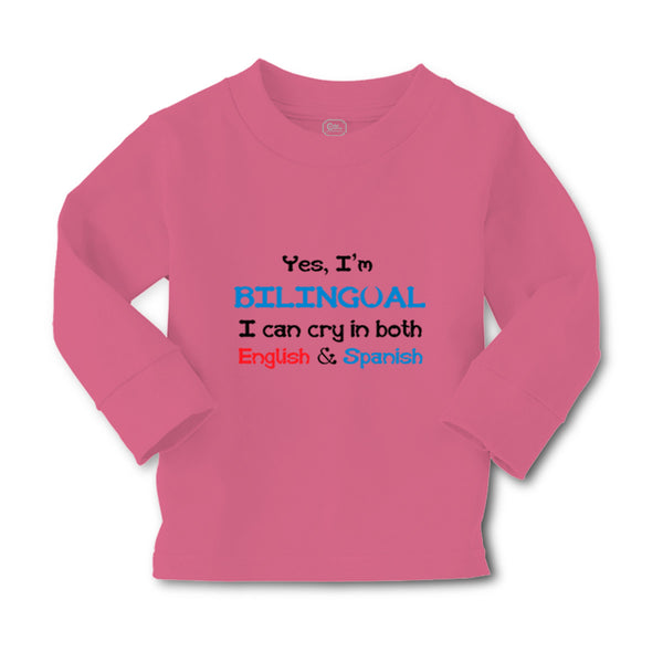 Baby Clothes Yes I'M Bilingual Can Cry in Both English & Spanish Baby Cotton - Cute Rascals
