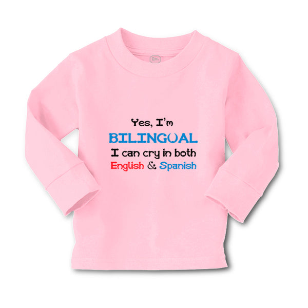Baby Clothes Yes I'M Bilingual Can Cry in Both English & Spanish Baby Cotton - Cute Rascals