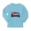 Baby Clothes I Love My Daddy Dad Father's Day Style C Boy & Girl Clothes Cotton
