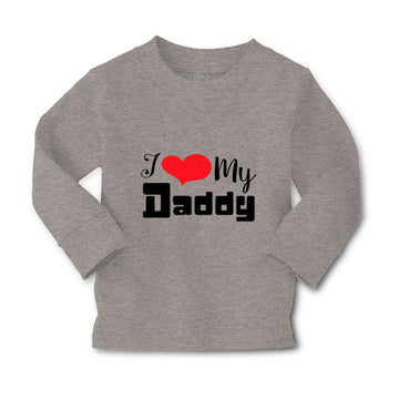 Baby Clothes I Love My Daddy Dad Father's Day Style C Boy & Girl Clothes Cotton