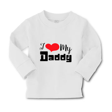 Baby Clothes I Love My Daddy Dad Father's Day Style C Boy & Girl Clothes Cotton