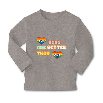 Baby Clothes 2 Moms Are Better than 1 Gay Mom Mothers Day Boy & Girl Clothes