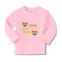 Baby Clothes 2 Moms Are Better than 1 Gay Mom Mothers Day Boy & Girl Clothes - Cute Rascals
