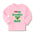 Baby Clothes I Love My Brazilian Aunt Boy & Girl Clothes Cotton