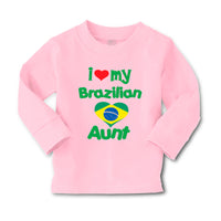 Baby Clothes I Love My Brazilian Aunt Boy & Girl Clothes Cotton - Cute Rascals