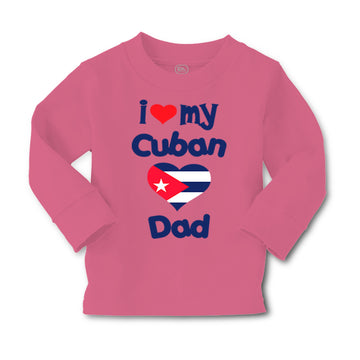 Baby Clothes I Love My Cuban Dad Boy & Girl Clothes Cotton