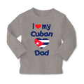 Baby Clothes I Love My Cuban Dad Boy & Girl Clothes Cotton
