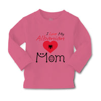 Baby Clothes I Love My Albanian Mom Boy & Girl Clothes Cotton - Cute Rascals