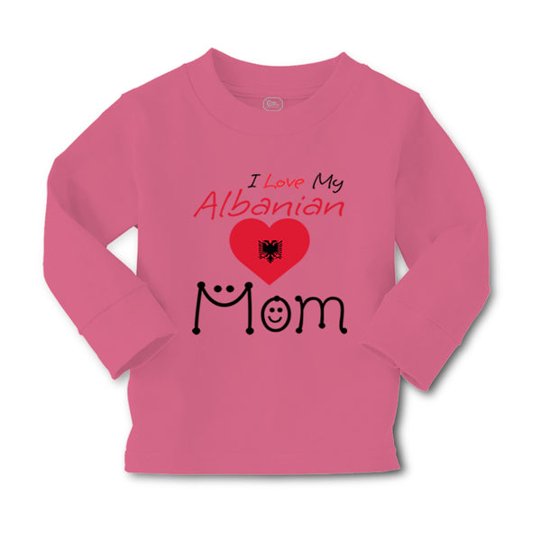 Baby Clothes I Love My Albanian Mom Boy & Girl Clothes Cotton - Cute Rascals