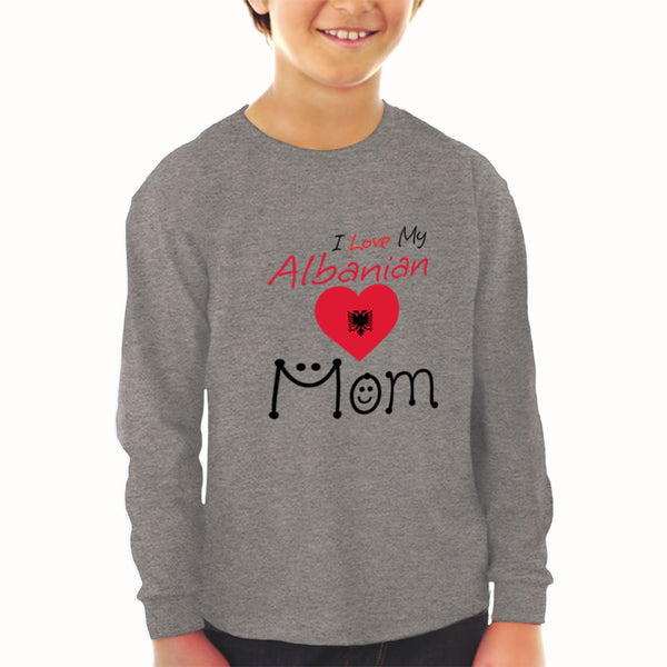 Baby Clothes I Love My Albanian Mom Boy & Girl Clothes Cotton - Cute Rascals