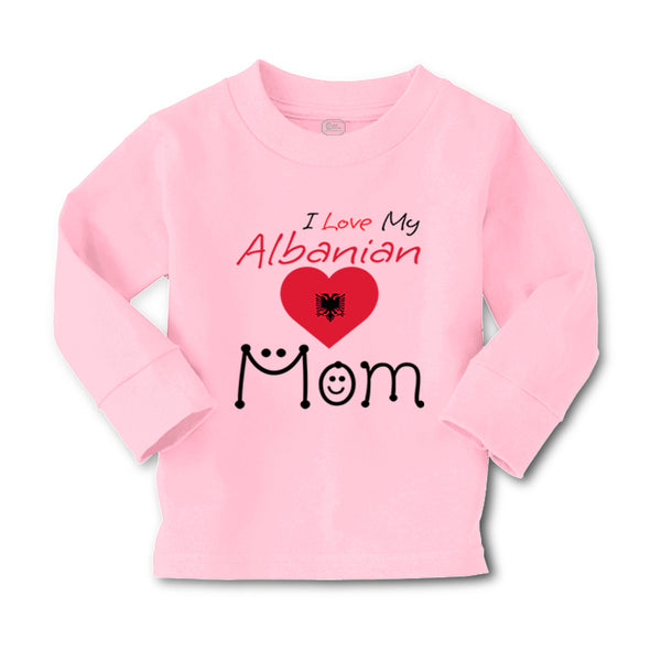 Baby Clothes I Love My Albanian Mom Boy & Girl Clothes Cotton - Cute Rascals