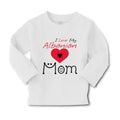 Baby Clothes I Love My Albanian Mom Boy & Girl Clothes Cotton