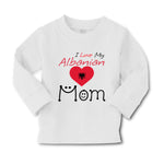Baby Clothes I Love My Albanian Mom Boy & Girl Clothes Cotton - Cute Rascals