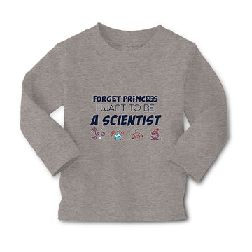 Baby Clothes Forget Princess I Want to Be A Scientist Boy & Girl Clothes Cotton