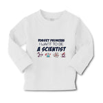 Baby Clothes Forget Princess I Want to Be A Scientist Boy & Girl Clothes Cotton - Cute Rascals