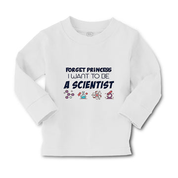 Baby Clothes Forget Princess I Want to Be A Scientist Boy & Girl Clothes Cotton