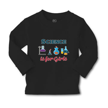 Baby Clothes Science Is for Girls Geek Teacher School Education Cotton