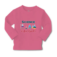 Baby Clothes Science Is for Girls Geek Teacher School Education Cotton - Cute Rascals