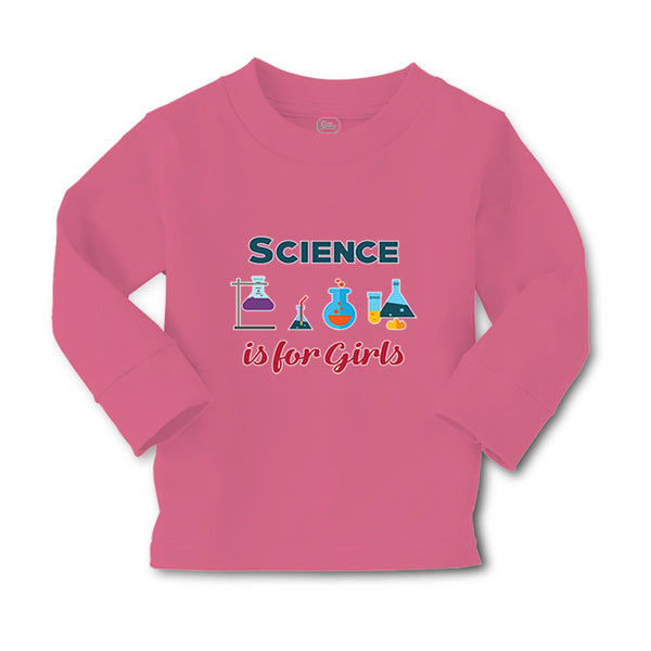Baby Clothes Science Is for Girls Geek Teacher School Education Cotton - Cute Rascals