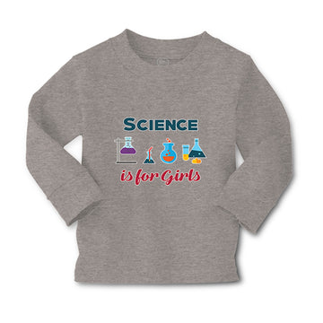 Baby Clothes Science Is for Girls Geek Teacher School Education Cotton