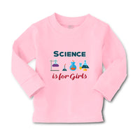 Baby Clothes Science Is for Girls Geek Teacher School Education Cotton - Cute Rascals