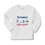 Baby Clothes Science Is for Girls Geek Teacher School Education Cotton - Cute Rascals