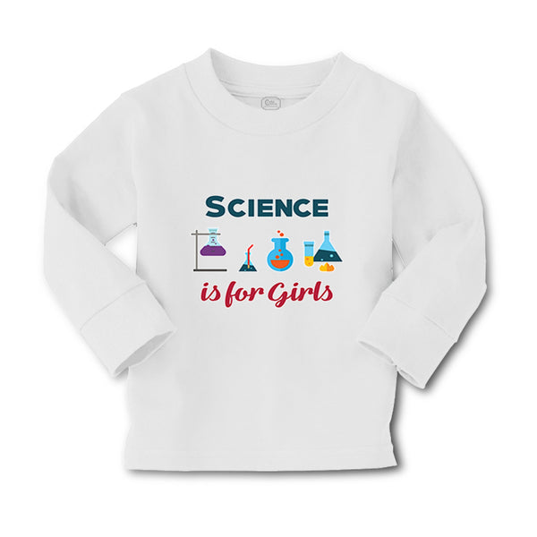 Baby Clothes Science Is for Girls Geek Teacher School Education Cotton - Cute Rascals