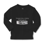Baby Clothes Forget The Lullaby Rock Me to Heavy Metal B Funny Cotton - Cute Rascals