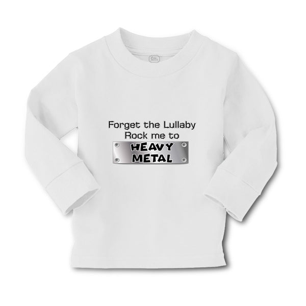 Baby Clothes Forget The Lullaby Rock Me to Heavy Metal B Funny Cotton - Cute Rascals