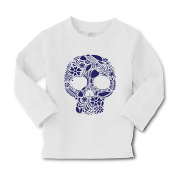 Baby Clothes Skull Halloween Funny Humor Style A Boy & Girl Clothes Cotton