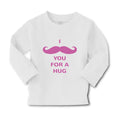 Baby Clothes I Mustache You for A Hug Funny Humor Boy & Girl Clothes Cotton