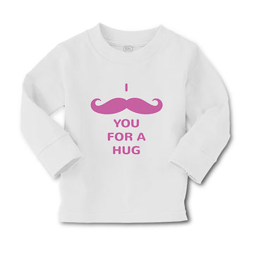 Baby Clothes I Mustache You for A Hug Funny Humor Boy & Girl Clothes Cotton
