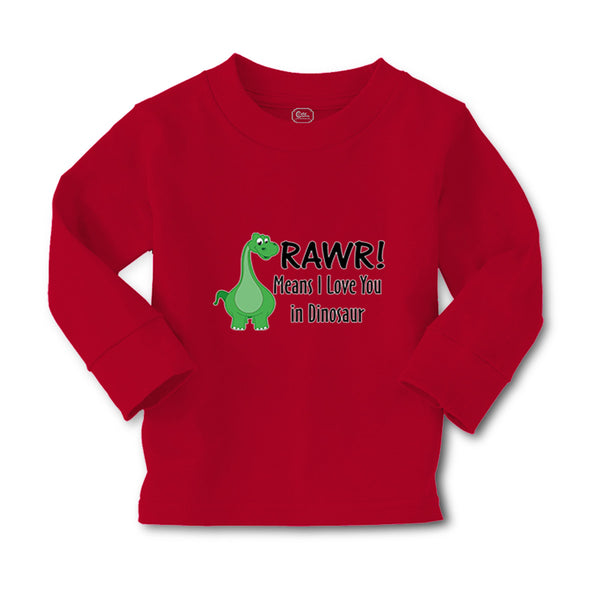 Baby Clothes Rawr! Means I Love You in Dinosaur Dino Boy & Girl Clothes Cotton - Cute Rascals