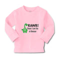 Baby Clothes Rawr! Means I Love You in Dinosaur Dino Boy & Girl Clothes Cotton