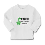 Baby Clothes Rawr! Means I Love You in Dinosaur Dino Boy & Girl Clothes Cotton - Cute Rascals