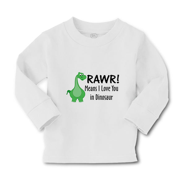 Baby Clothes Rawr! Means I Love You in Dinosaur Dino Boy & Girl Clothes Cotton - Cute Rascals