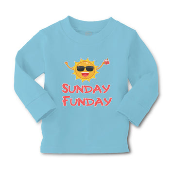 Baby Clothes Sunday Funday Funny Humor Boy & Girl Clothes Cotton