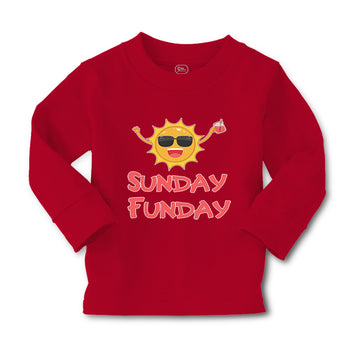 Baby Clothes Sunday Funday Funny Humor Boy & Girl Clothes Cotton