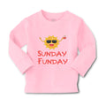 Baby Clothes Sunday Funday Funny Humor Boy & Girl Clothes Cotton