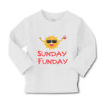 Baby Clothes Sunday Funday Funny Humor Boy & Girl Clothes Cotton - Cute Rascals