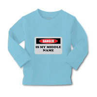 Baby Clothes Danger Is My Middle Name Funny Humor Style B Boy & Girl Clothes - Cute Rascals