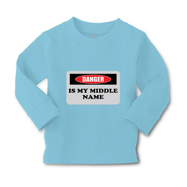 Baby Clothes Danger Is My Middle Name Funny Humor Style B Boy & Girl Clothes - Cute Rascals