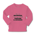 Baby Clothes Yes I Am Bilingual I Can Cry in Both English and Spanish Cotton