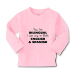 Baby Clothes Yes I Am Bilingual I Can Cry in Both English and Spanish Cotton - Cute Rascals